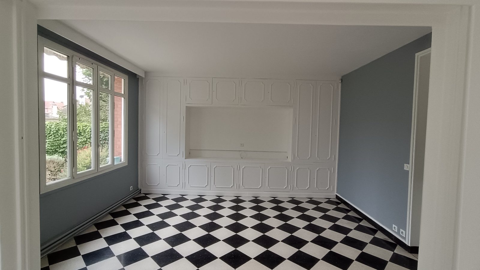 Remise en peinture après dégât des eaux à Rouen